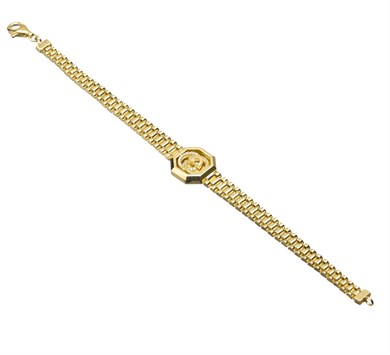 Kordonlu Gucci Model Altın Bileklik