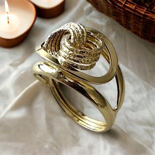 Tasarım Halka Model 14 Ayar Altın İçi Boş Yüzük