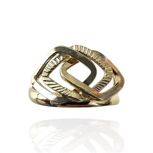 Tasarım Model 14 Ayar Altın İçi Boş Yüzük