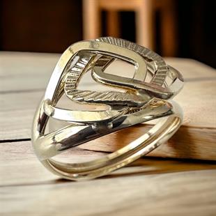 Tasarım Model 14 Ayar Altın İçi Boş Yüzük