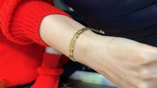 Taşsız 14 Ayar Altın Bileklik Gerdan