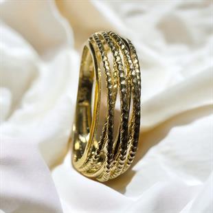 Trişe Karnaval 14 Ayar Altın Yüzük