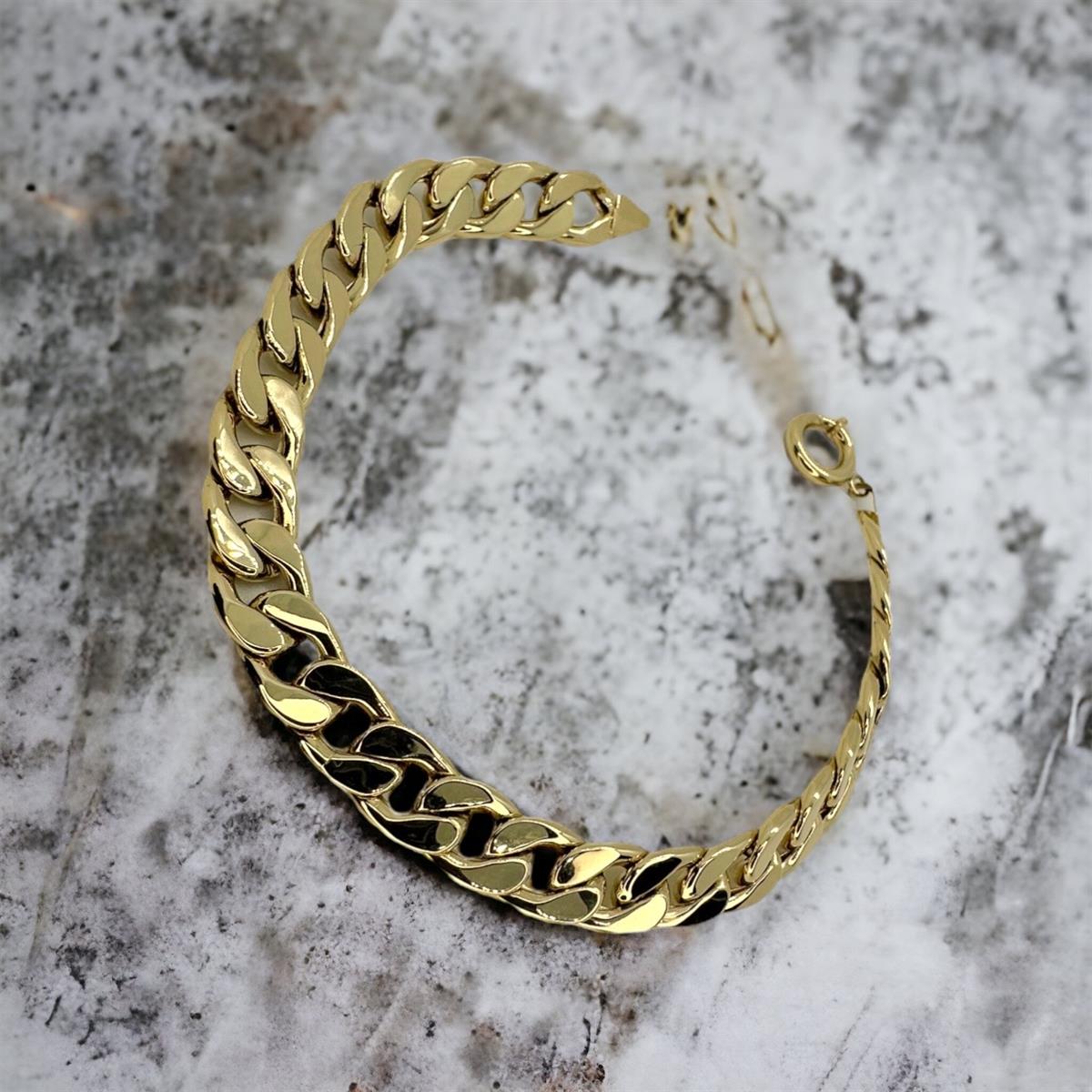 14 Ayar İçiboş Gurmet Zincir Bileklik