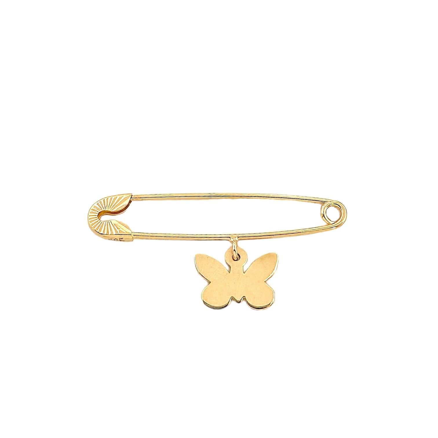 Altın Nesil - 14 Ayar Kelebek Levha Hediyelik Filkete