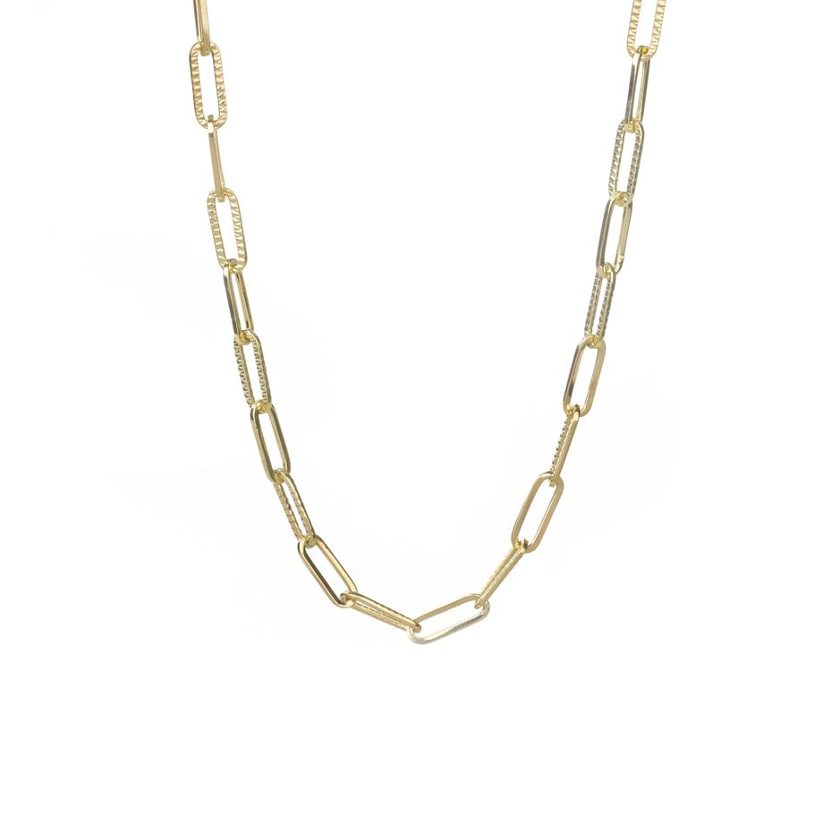 Desenli Ataç Zincir Kolye 