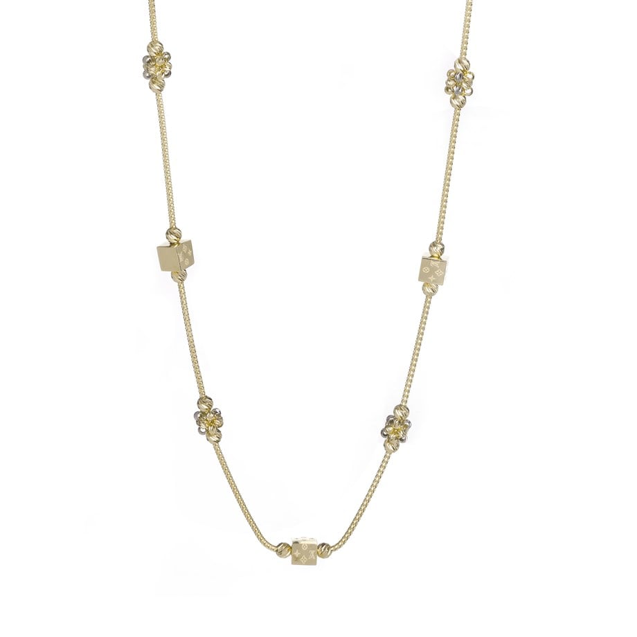 Dorika Ve LV Model Altın Kolye 