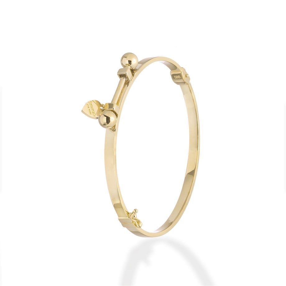 Küre Dambıl Model Altın Bilezik