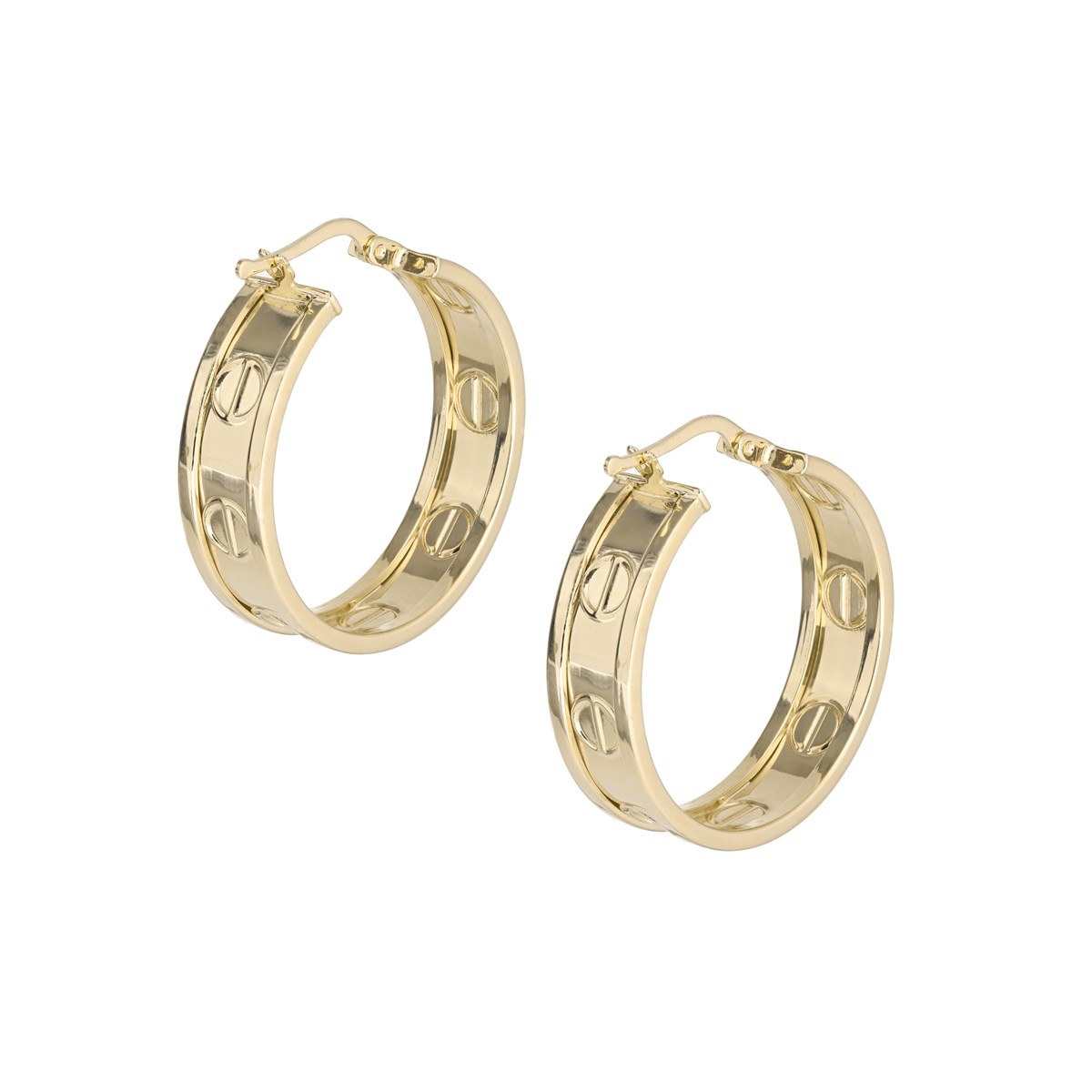 Marka Model Altın Halka Küpe