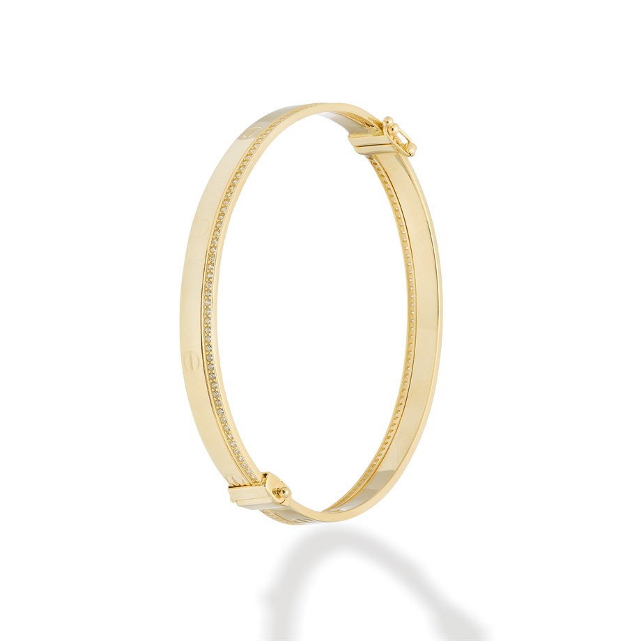 Vida Başı Detaylı Taşlı Bilezik