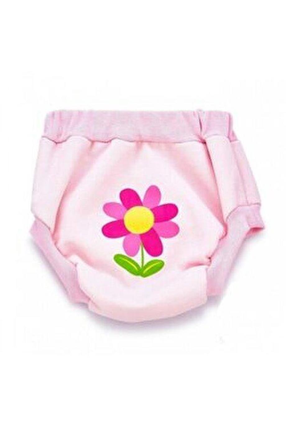 Babyjem Desenli Lüks Alıştırma Külodu 0933 Pembe