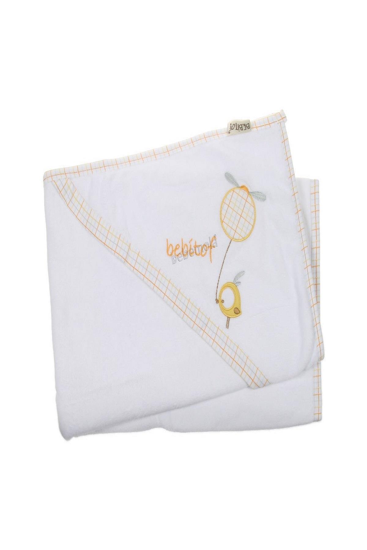 Bebitof Civcivli Bebek Banyo Havlusu 40013 Sarı