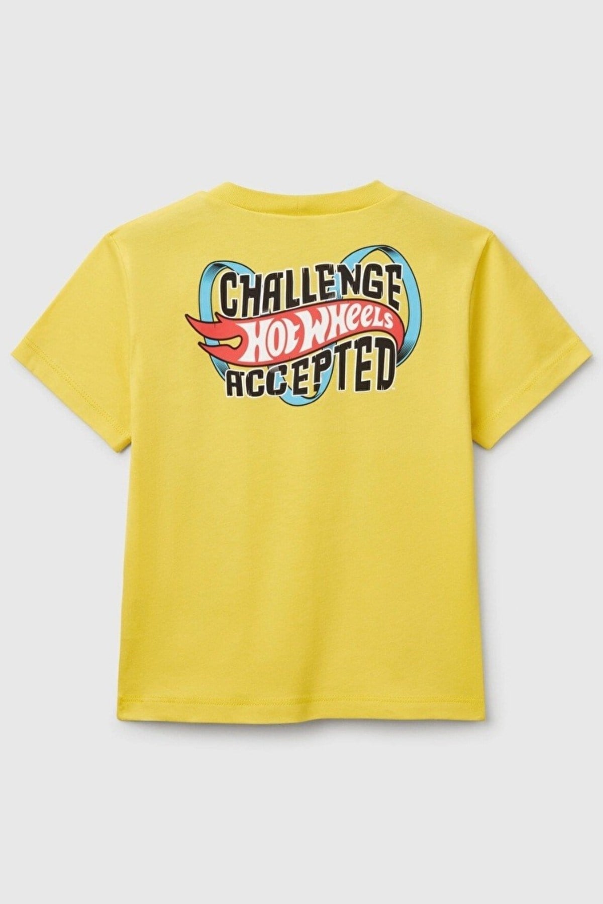 Benetton Erkek Bebek 1-6 Yaş Hotwheels Lisanslı Kısa Kol T-shirt Sarı