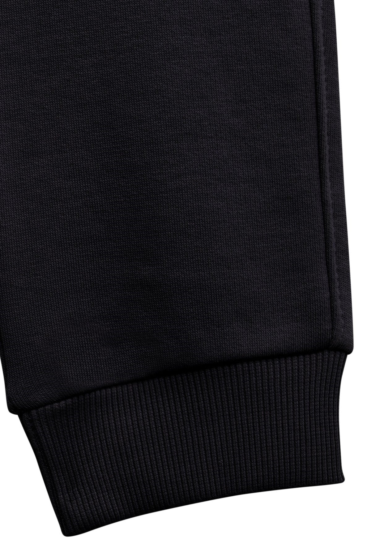 Benetton Erkek Çocuk 4-14 Yaş Logo Baskılı Yazlık Jogger  Eşofman Altı Siyah