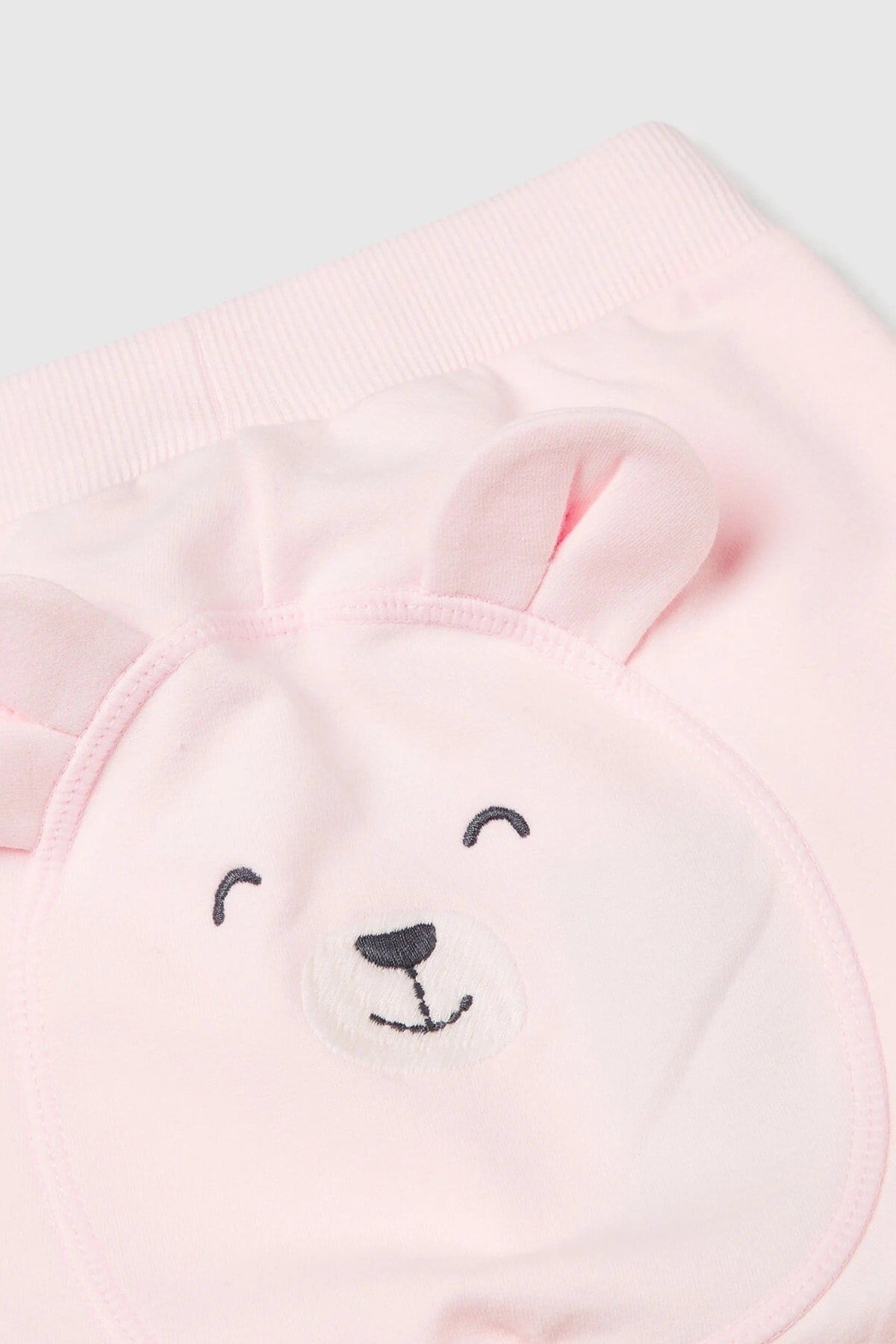Benetton Kız Bebek 3-18 Ay Hayvan Figürlü Eşofman Altı Pembe