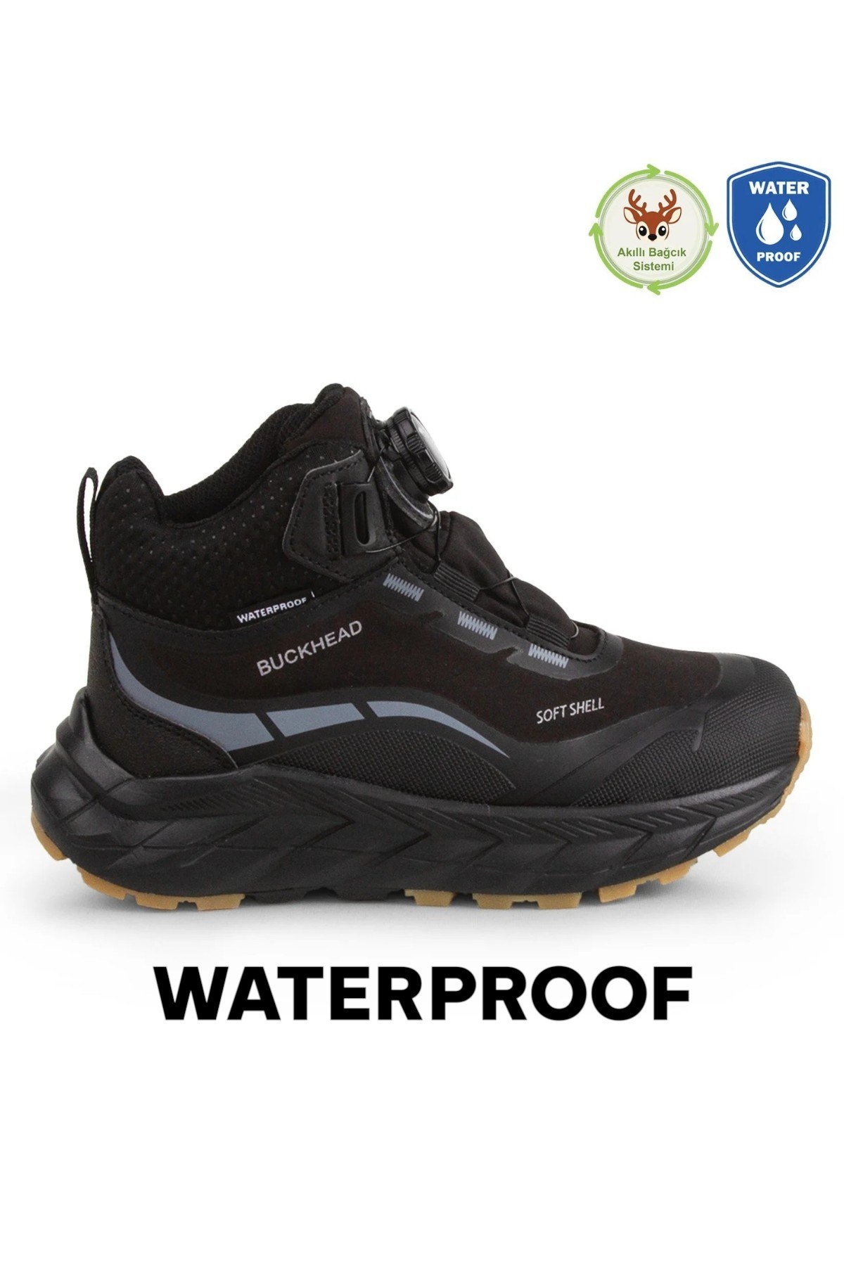Buckhead Erkek Çocuk 31-35 Numara Waterproof Bot Siyah