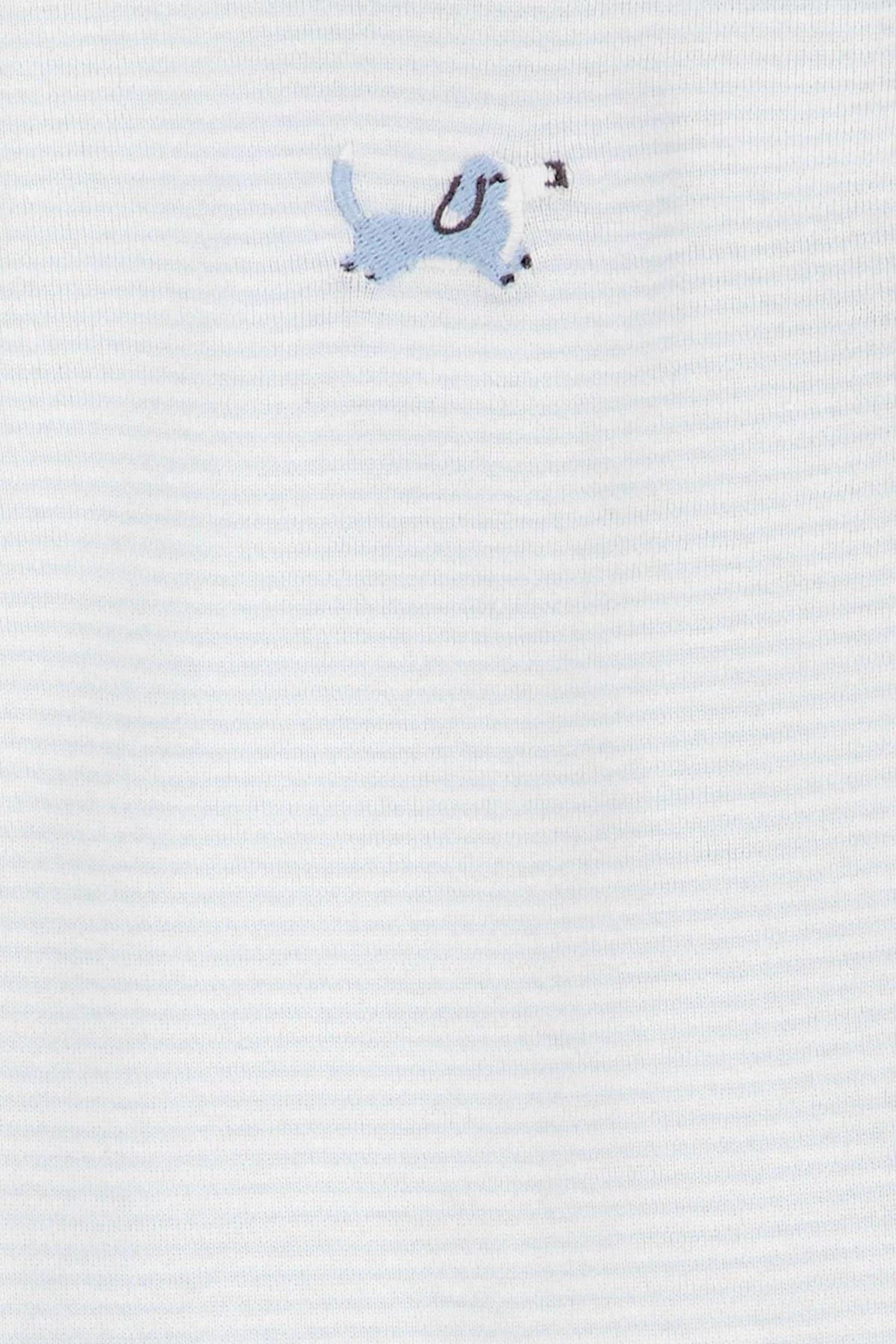 Carters Erkek Bebek 3-9 Ay Figürlü Üçlü Tulumlu Takım Mavi