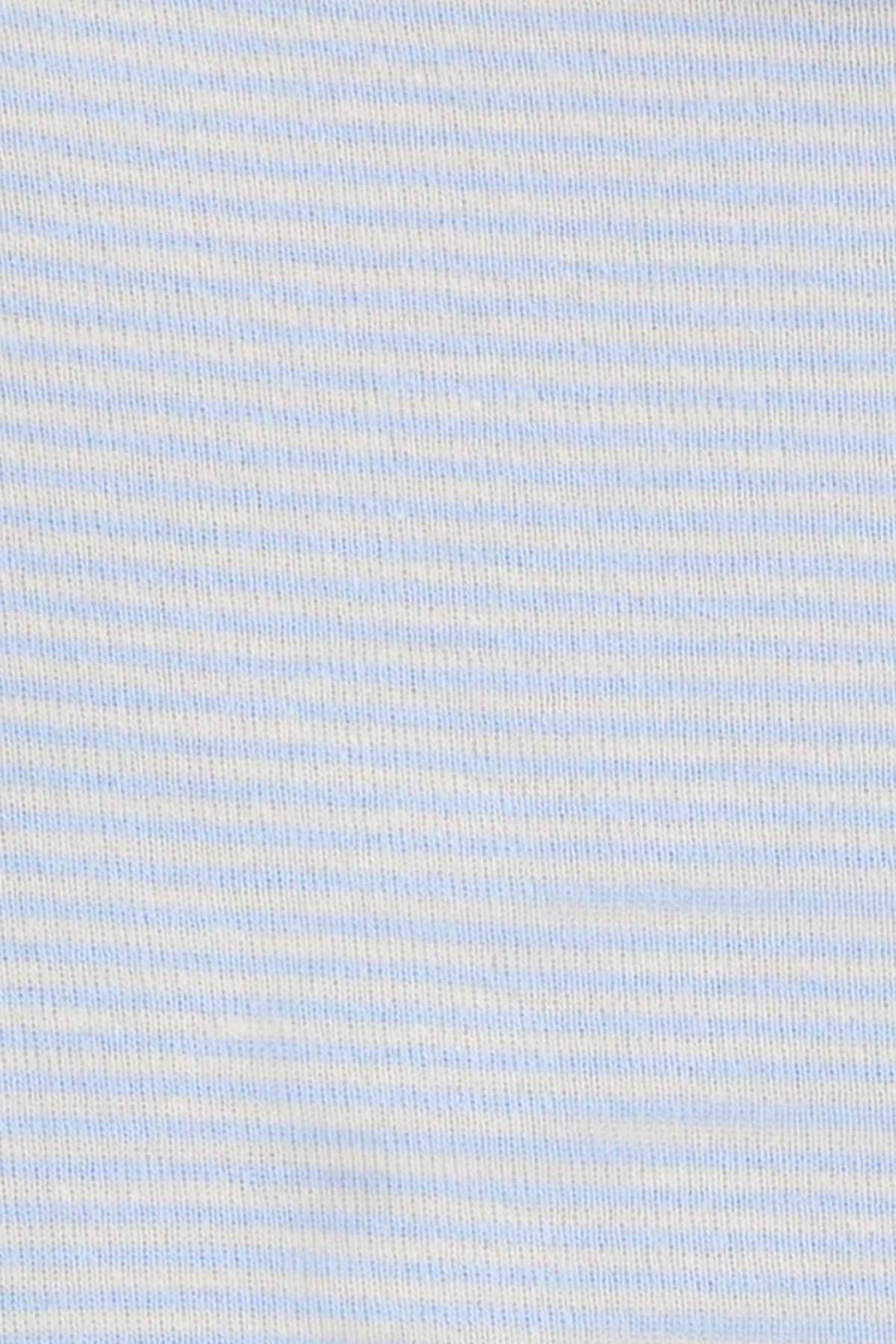 Carters Erkek Bebek 6-24  Ay 5li Desenli Çıtçıtlı Body Mavi