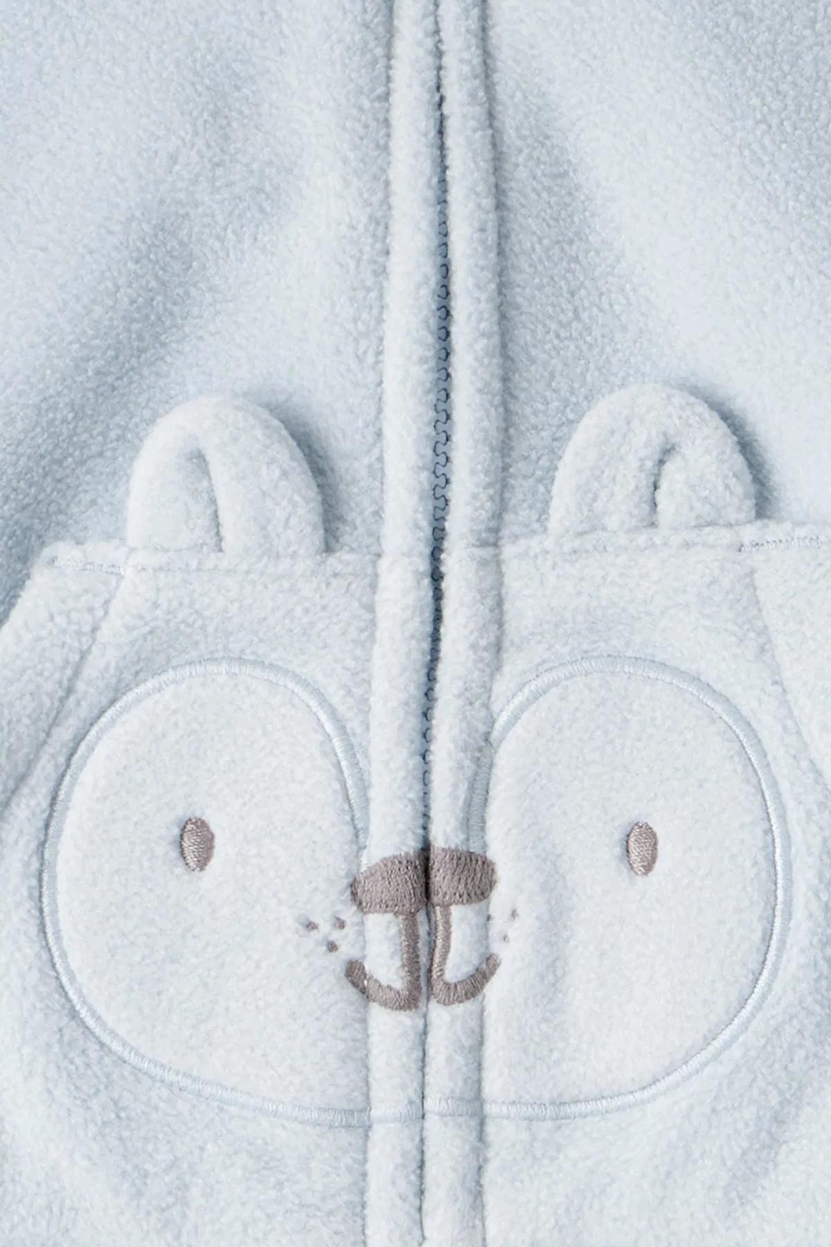 Carters Erkek Bebek 6-24 Ay Polar Hırkalı Üçlü Takım Mavi