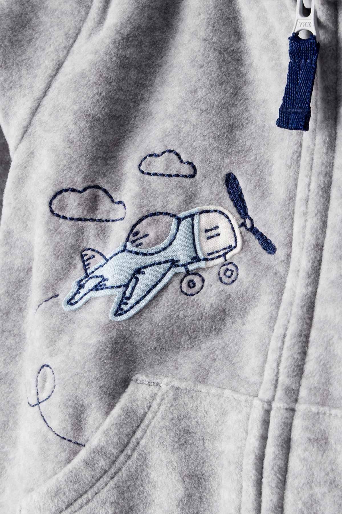 Carters Erkek Bebek 6-24 Ay Üçlü Eşofman Takımı Gri