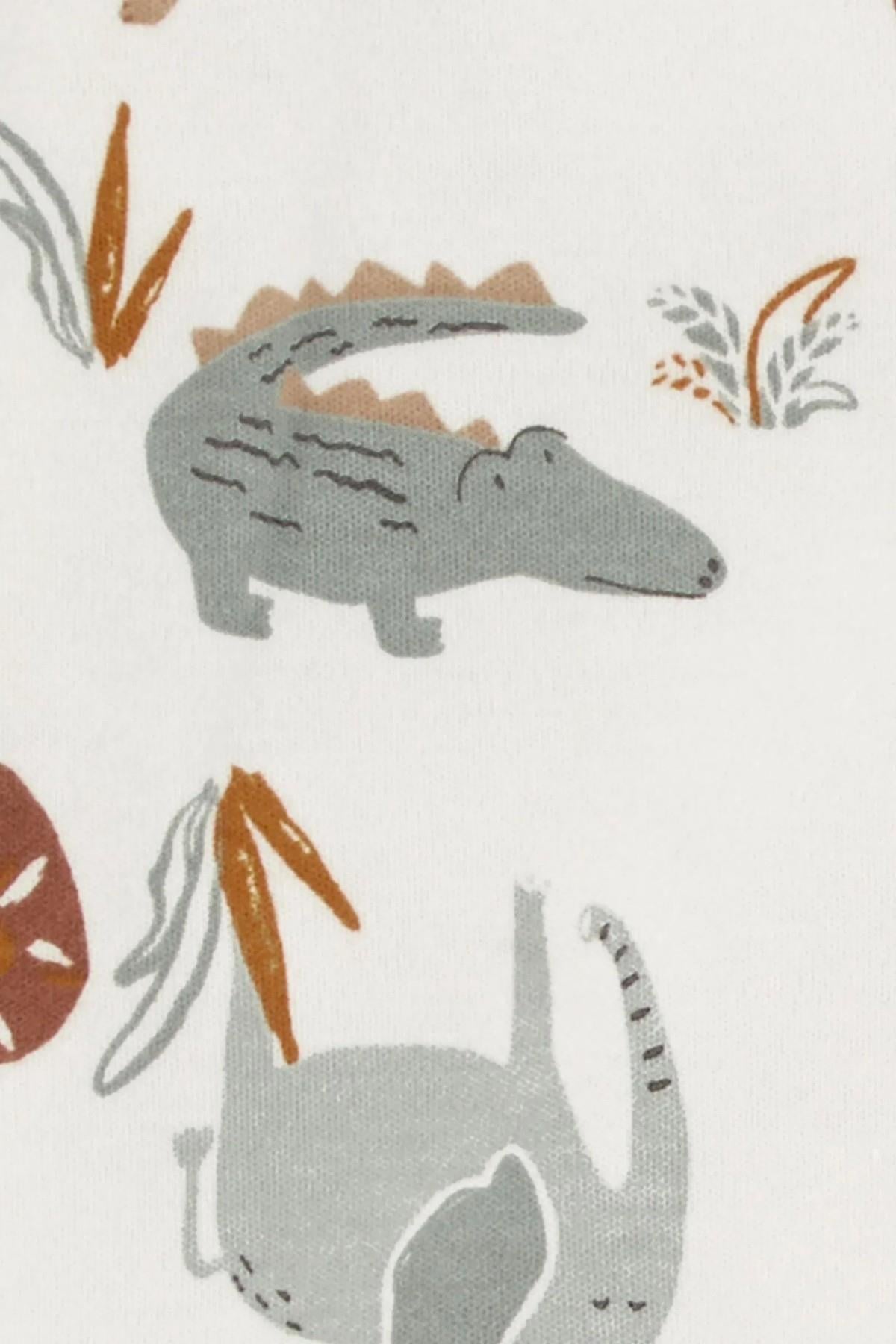 Carters Erkek Bebek Figürlü Uyku Tulumu Krem