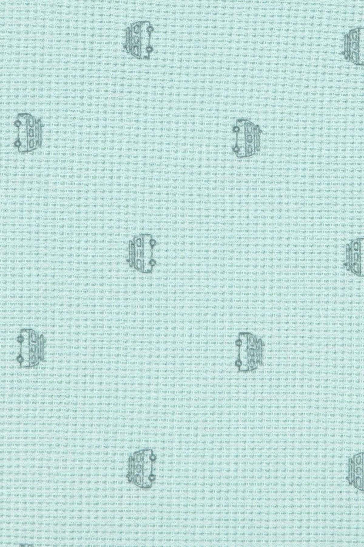 Carters Erkek Bebek Petek Örgülü 2li Battaniye Mint