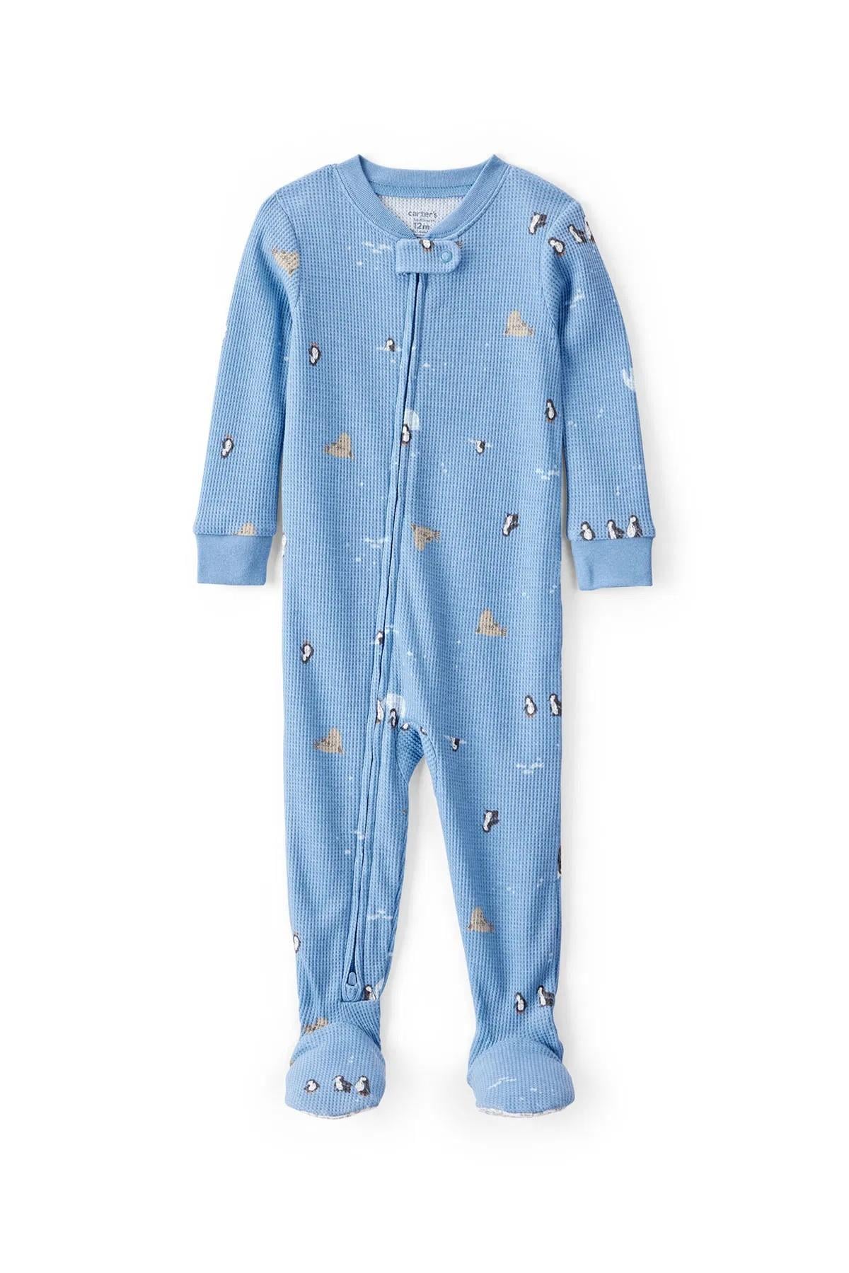Carters Erkek Çocuk 2-5 Yaş Desenli Uyku Tulumu Mavi