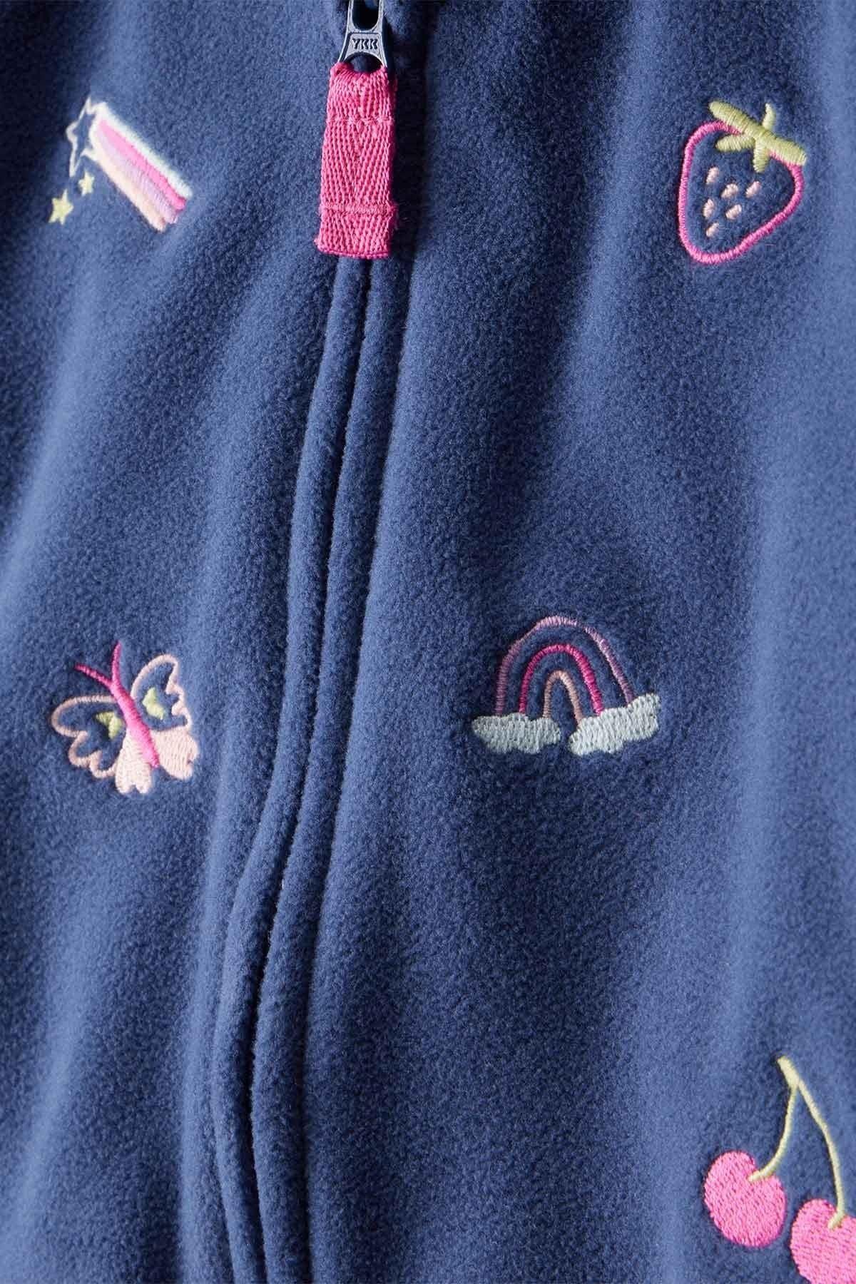 Carters Kız Bebek 3-24 Ay Hırka-Taytlı Üçlü Takım Lacivert