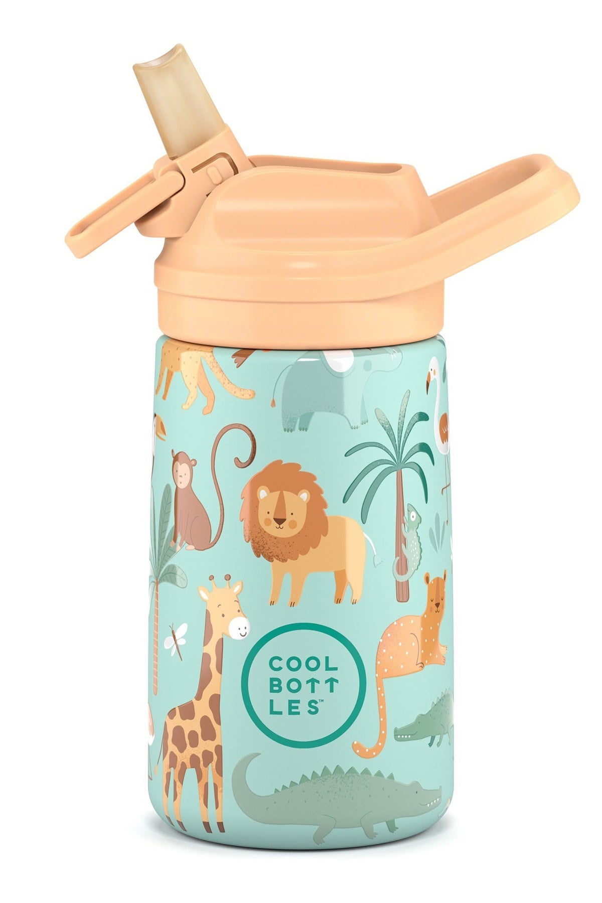 Cool Bottles Erkek Bebek 350 ml WİLD CREW Bottle Su Yeşili