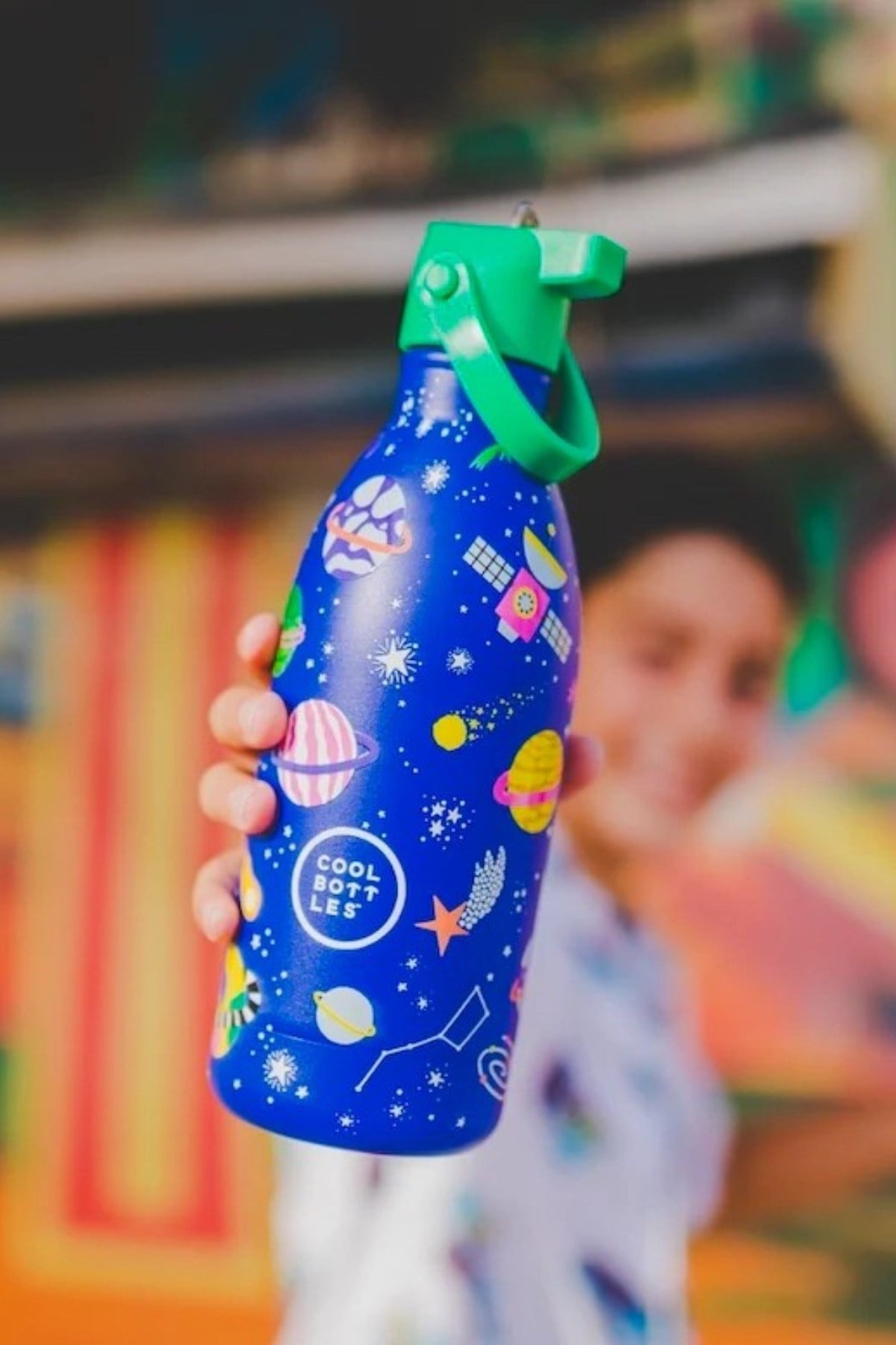 Cool Bottles Erkek Çocuk 500 ml STELLAR JOURNEY Bottle Lacivert