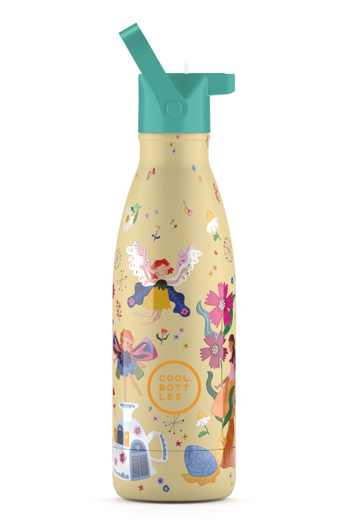 Cool Bottles Kız Çocuk 350 ml MAGİCAL FAİRİES Bottle Sarı