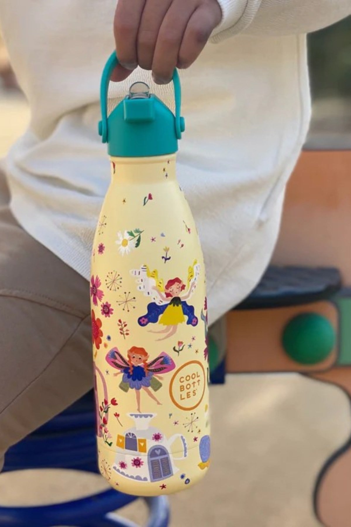 Cool Bottles Kız Çocuk 350 ml MAGİCAL FAİRİES Bottle Sarı