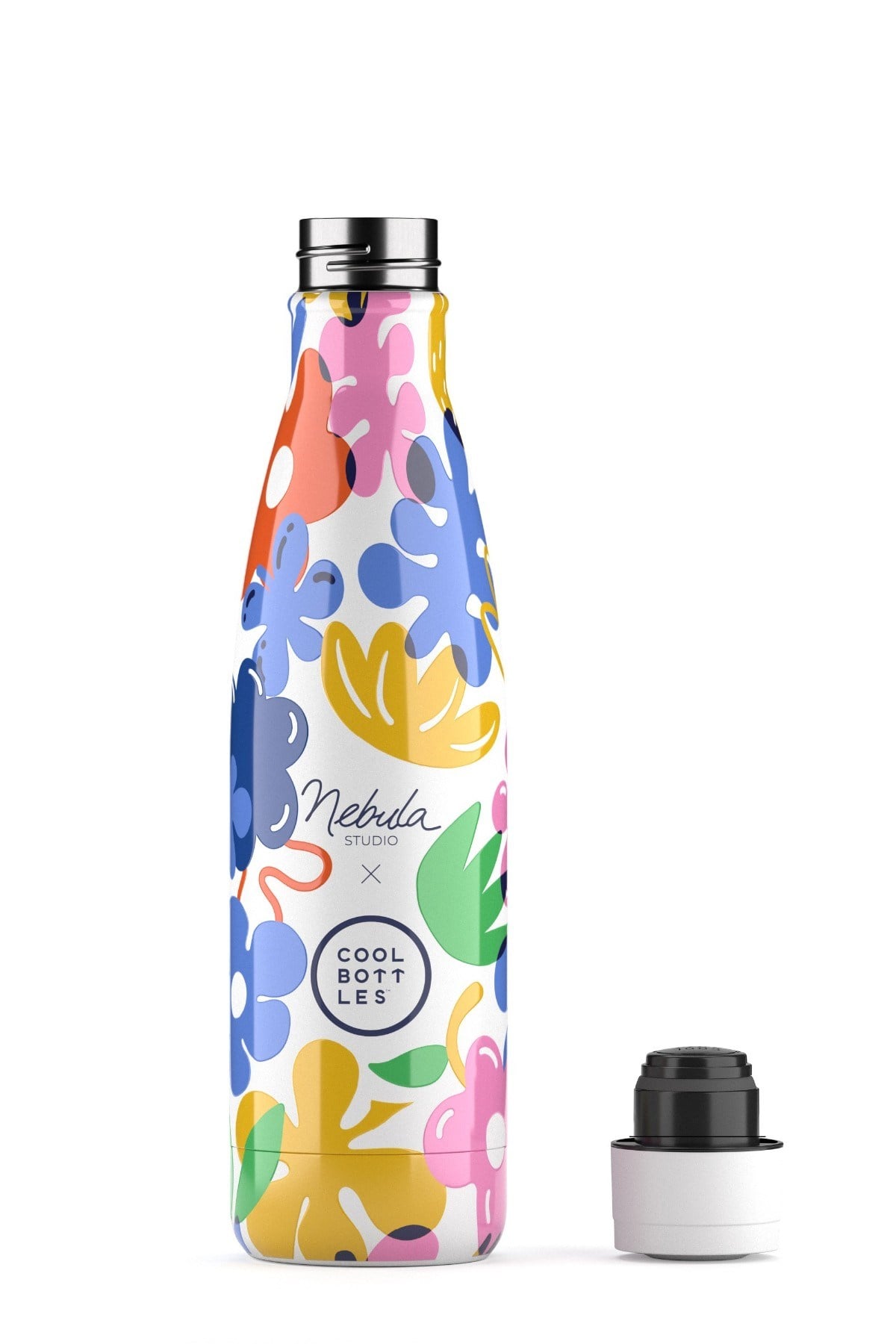 Cool Bottles Paslanmaz Çelik 500 ml FLORAL MADNESS Bottle Renkli