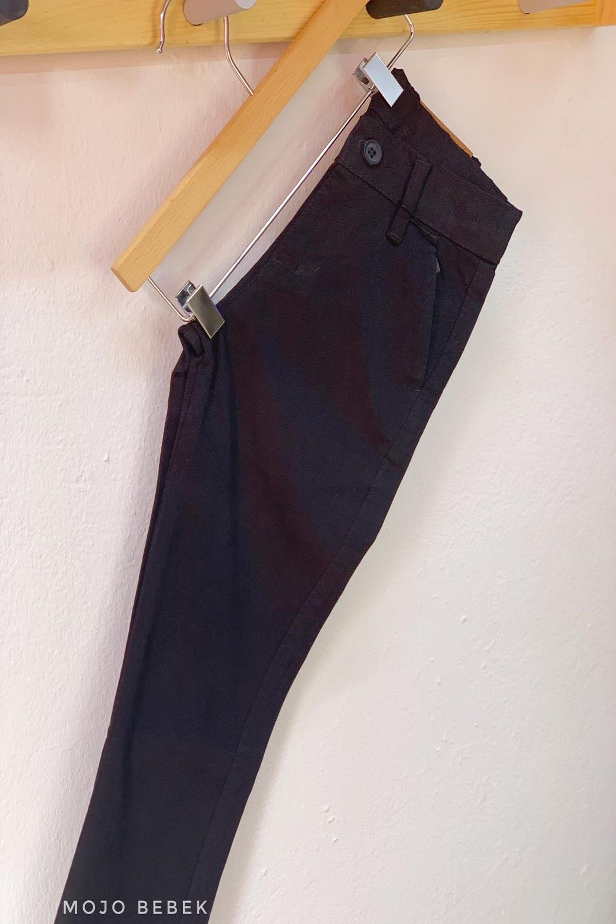 Cuties Erkek Çocuk Kanvas Pantolon 0295 Siyah