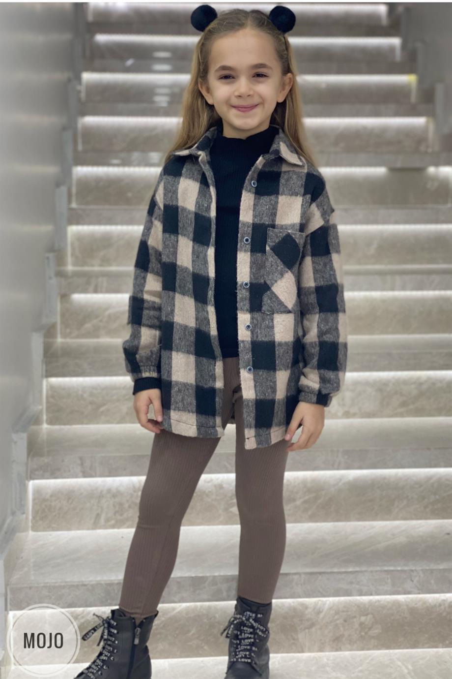 Cuties Kız Çocuk Kaşkorse Tayt 3282 Kahverengi