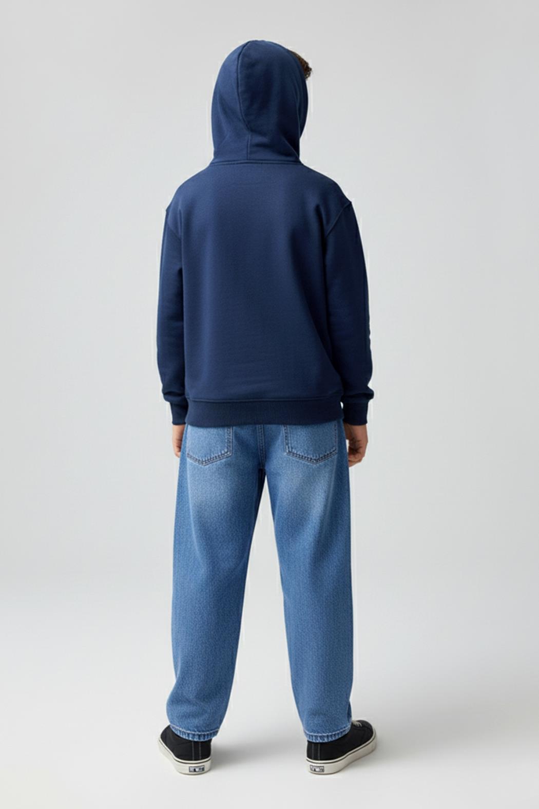 DMB Erkek Çocuk 9-14 Yaş Regular Fit Denim Pantolon Kot Mavi