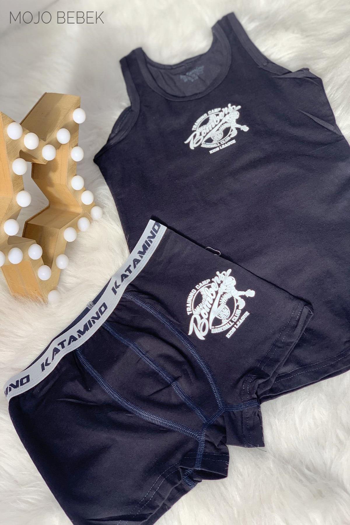 Katamino Erkek Çocuk Baseball Atlet Boxer Takım K128216 Lacivert
