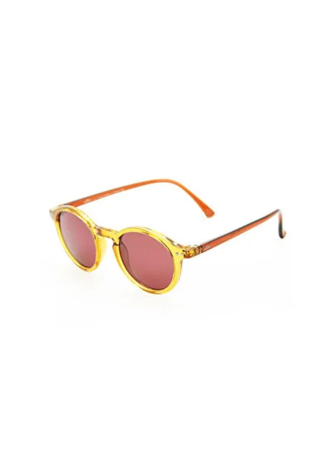 Look Light Fox Unisex Çocuk 5-10 Yaş Güneş Gözlüğü Kahverengi