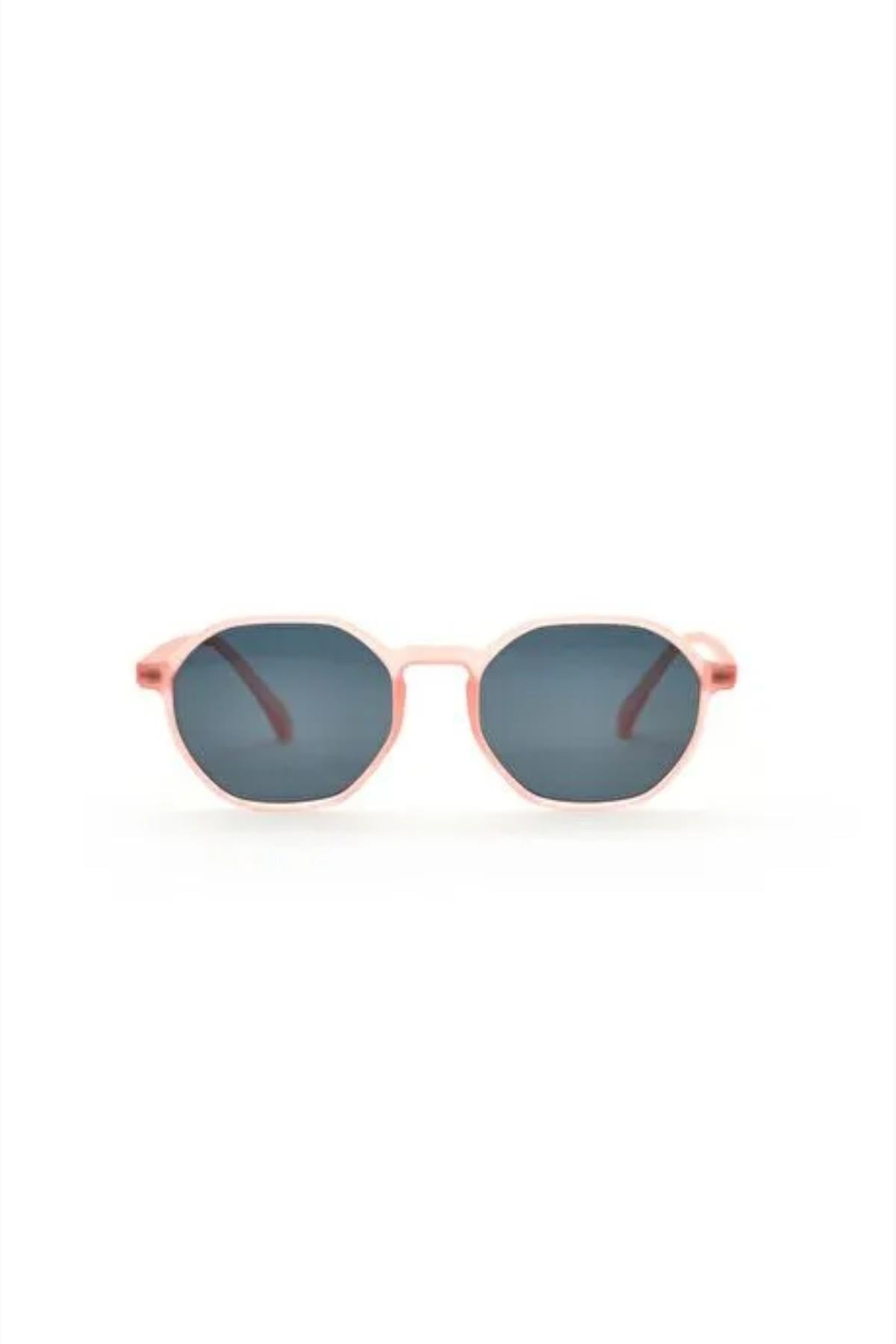 Look Light Genius Unisex Çocuk 7-12 Yaş Güneş Gözlüğü Pudra