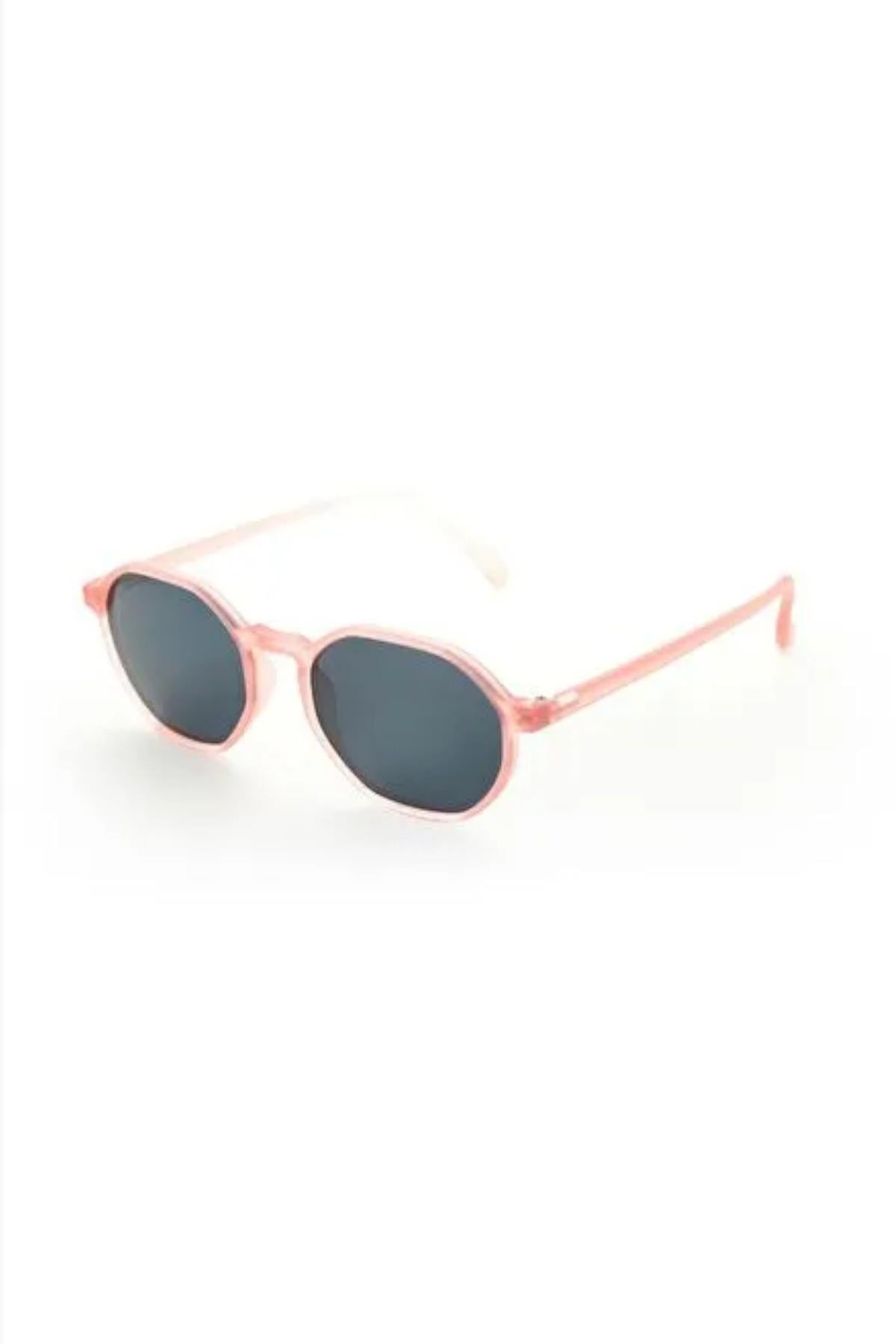 Look Light Genius Unisex Çocuk 7-12 Yaş Güneş Gözlüğü Pudra