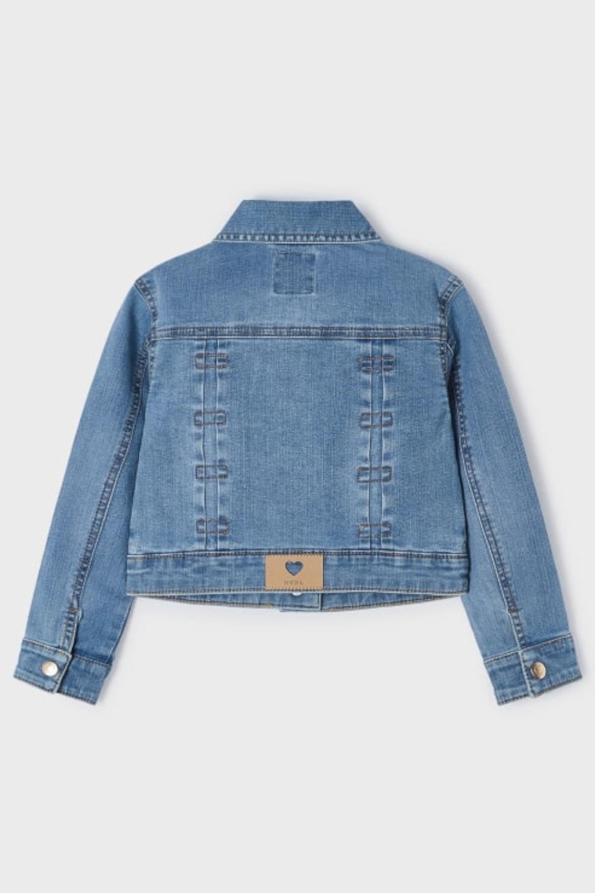 Mayoral 4-9 Yaş Denim Ceket 3474 Kot Mavi