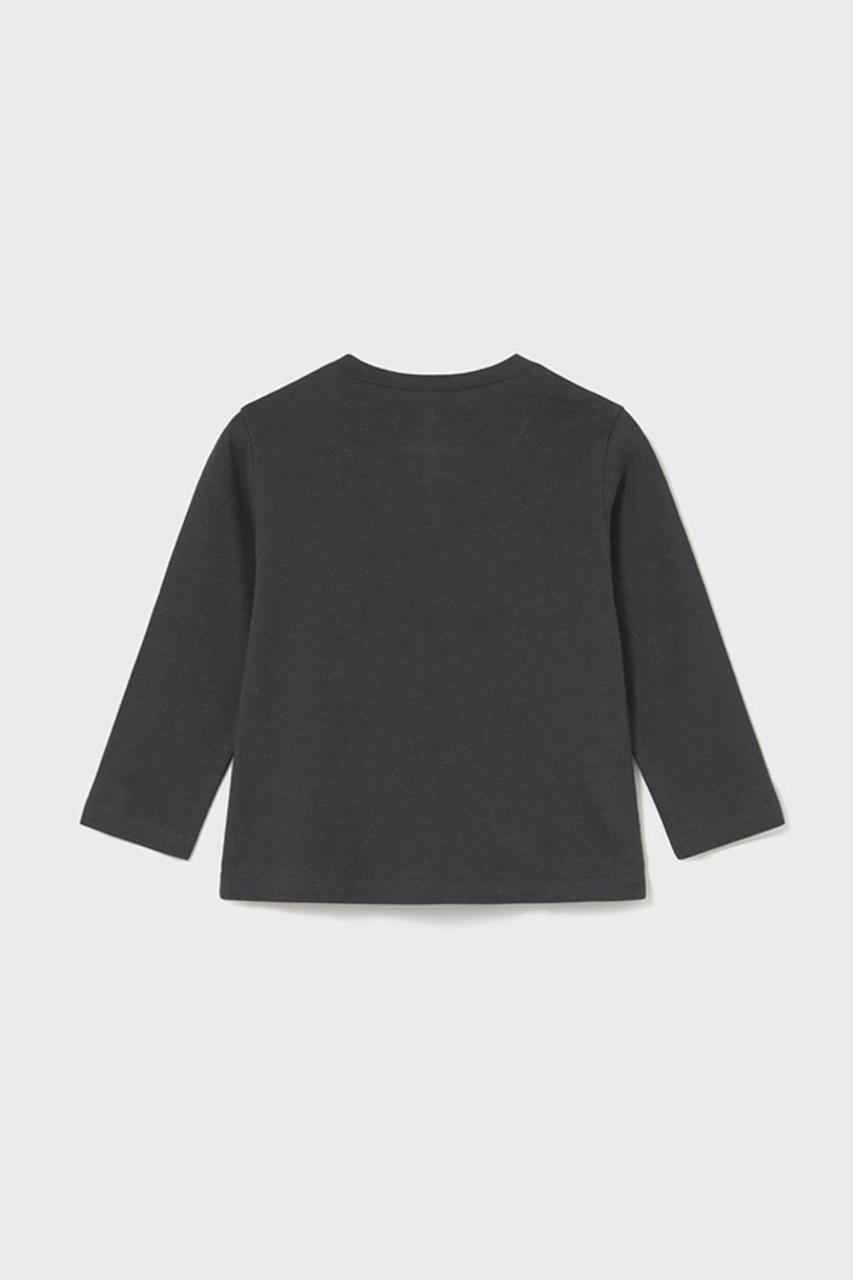 Mayoral Erkek Çocuk 1-4 Yaş Araba Baskılı Uzun Kol T-shirt Antrasit