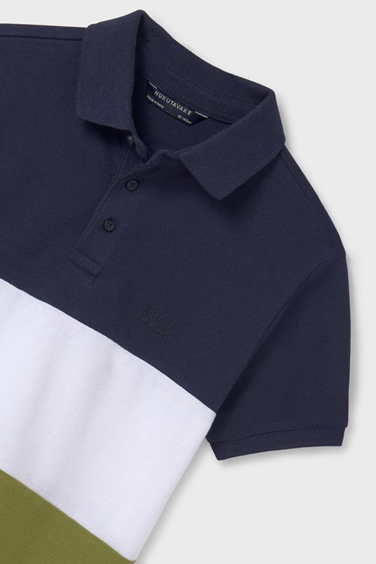 Mayoral Erkek Çocuk 10-16 Yaş Polo Yaka T-shirt 6132 Lacivert