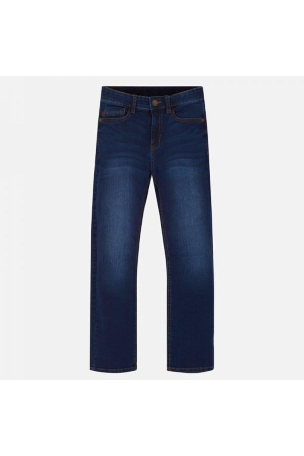 Mayoral Erkek Çocuk 10-16 Yaş Slim-Fit Denim Pantolon Kot Mavi