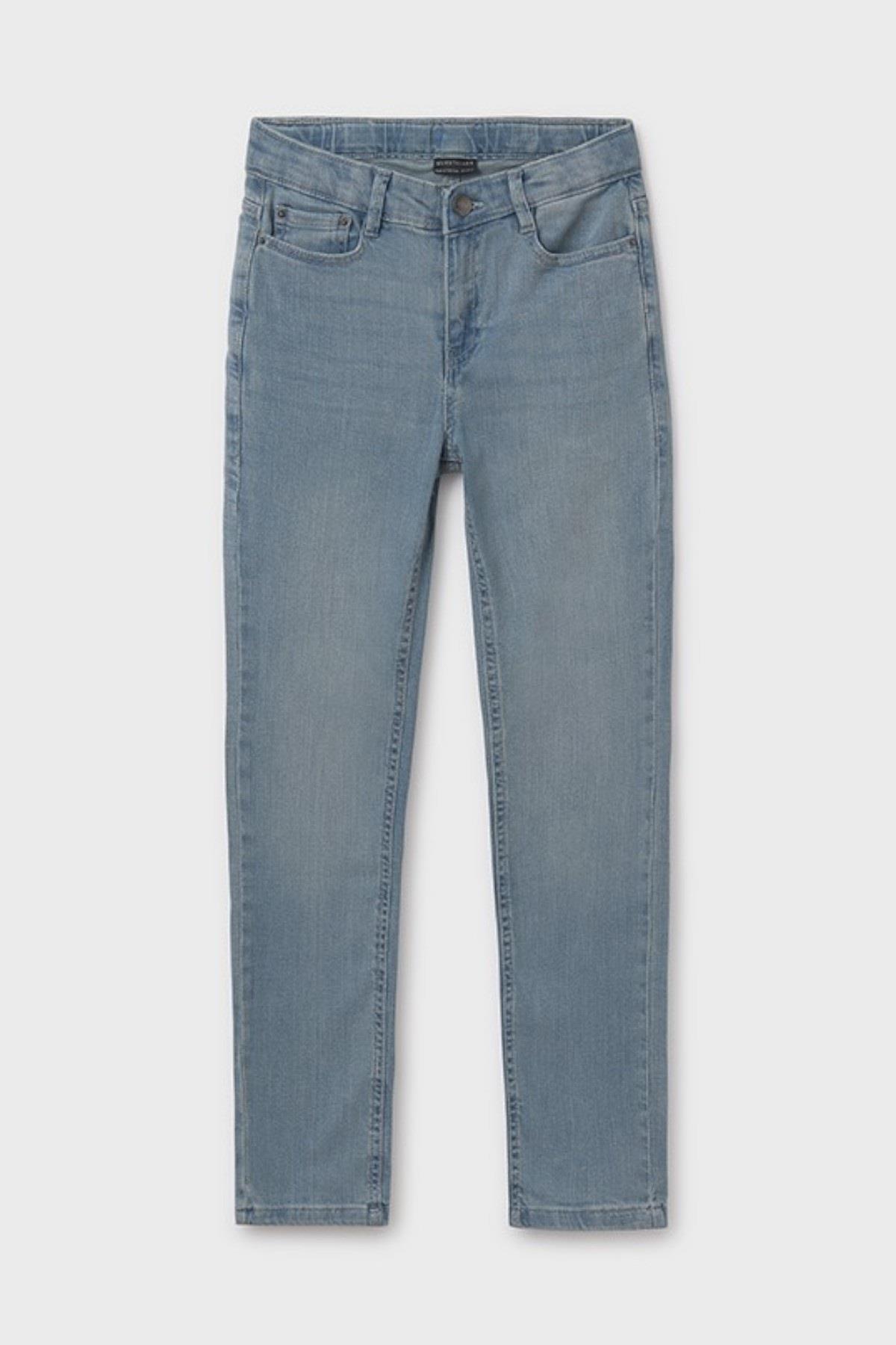 Mayoral Erkek Çocuk 10-18 Yaş Regular Fit Denim Pantolon 543 Kot Mavi