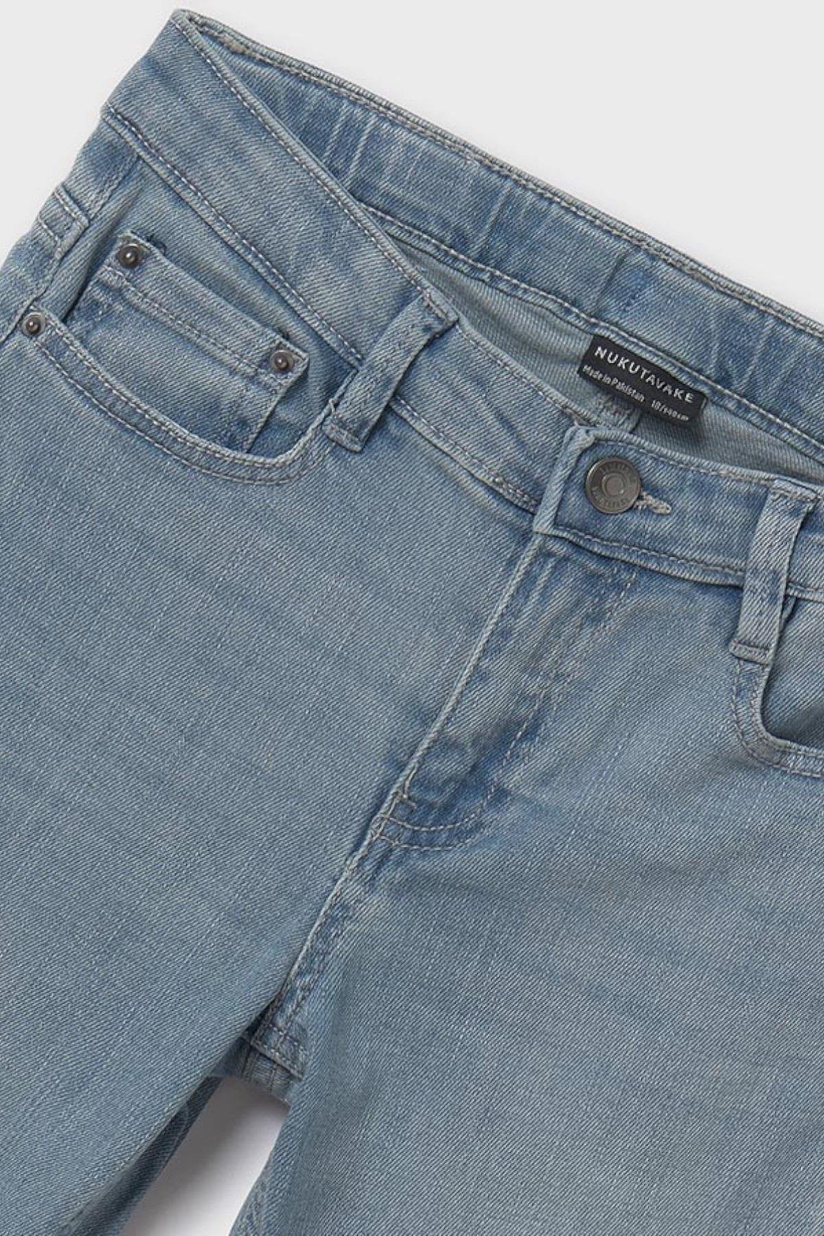 Mayoral Erkek Çocuk 10-18 Yaş Regular Fit Denim Pantolon 543 Kot Mavi