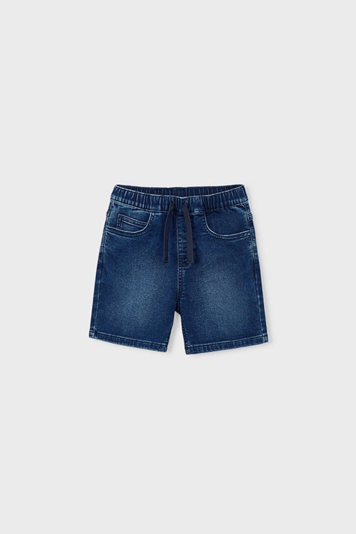 Mayoral Erkek Çocuk 2-9 Yaş Lastikli Bel Denim Şort Lacivert