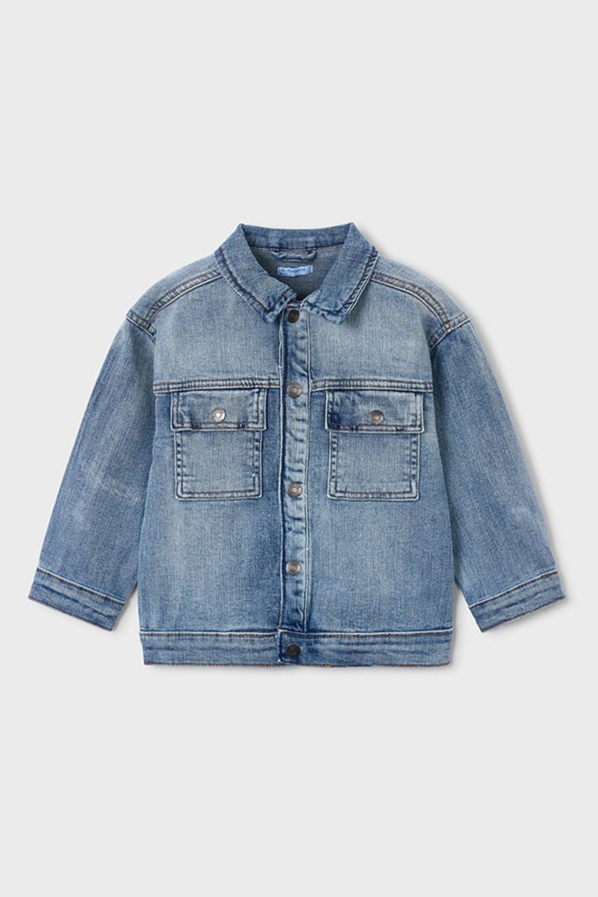 Mayoral Erkek Çocuk 2-9 Yaş Yumuşak Denim Ceket Kot Mavi