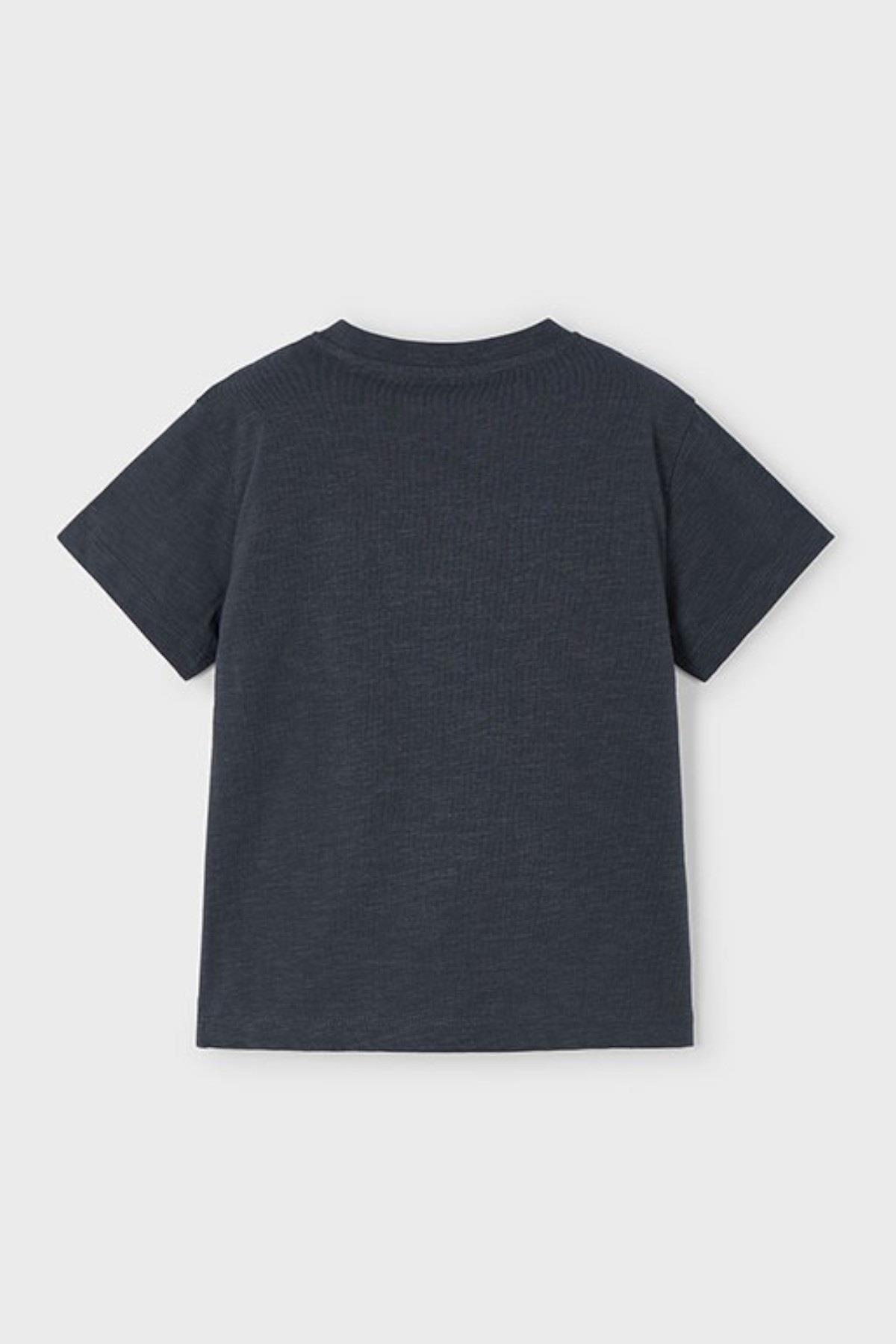 Mayoral Erkek Çocuk 3-9 Yaş Araba Desenli Kısakol T-shirt 3031 Antrasit