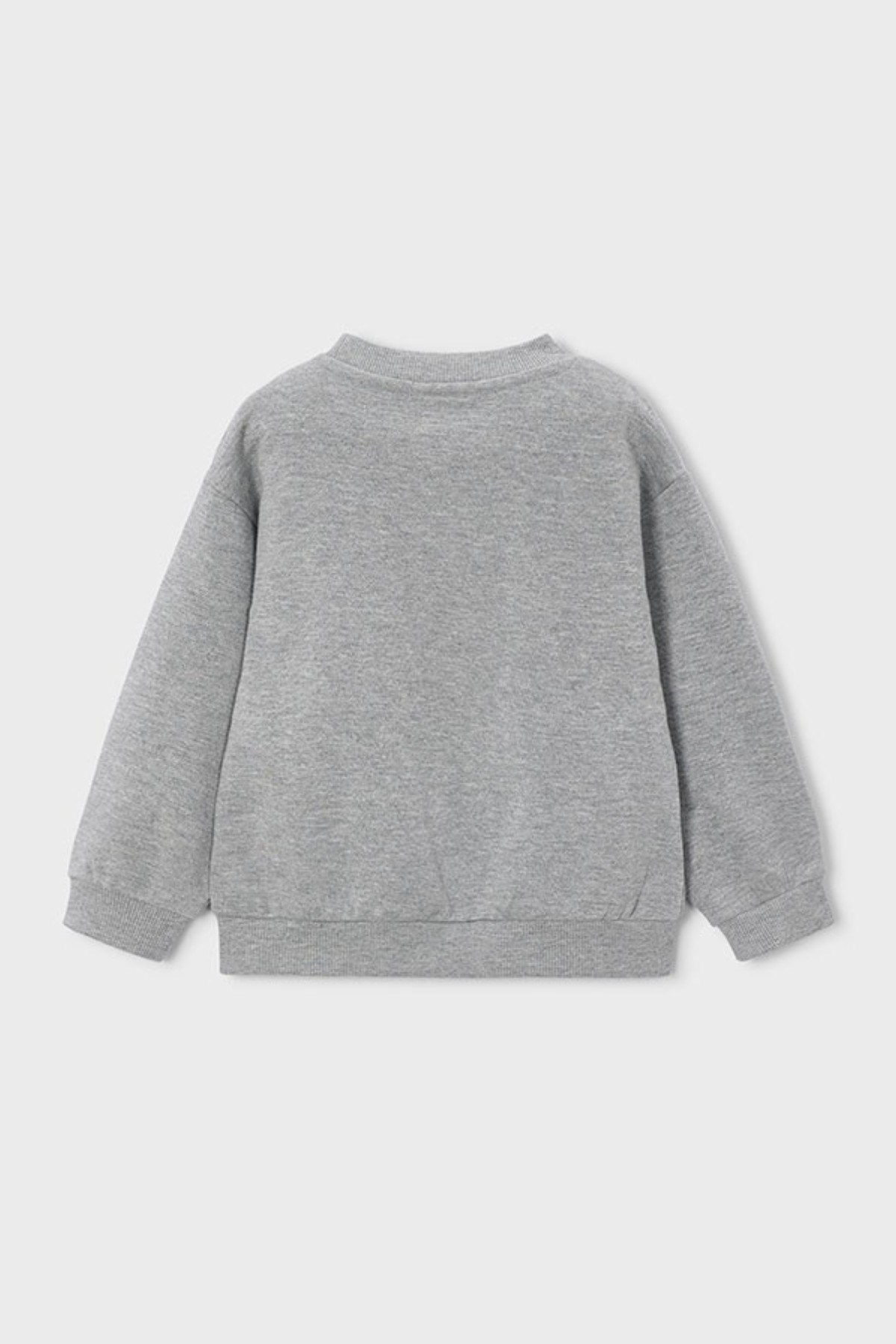 Mayoral Erkek Çocuk 3-9 Yaş Dino Baskılı Cepli Sweatshirt Gri