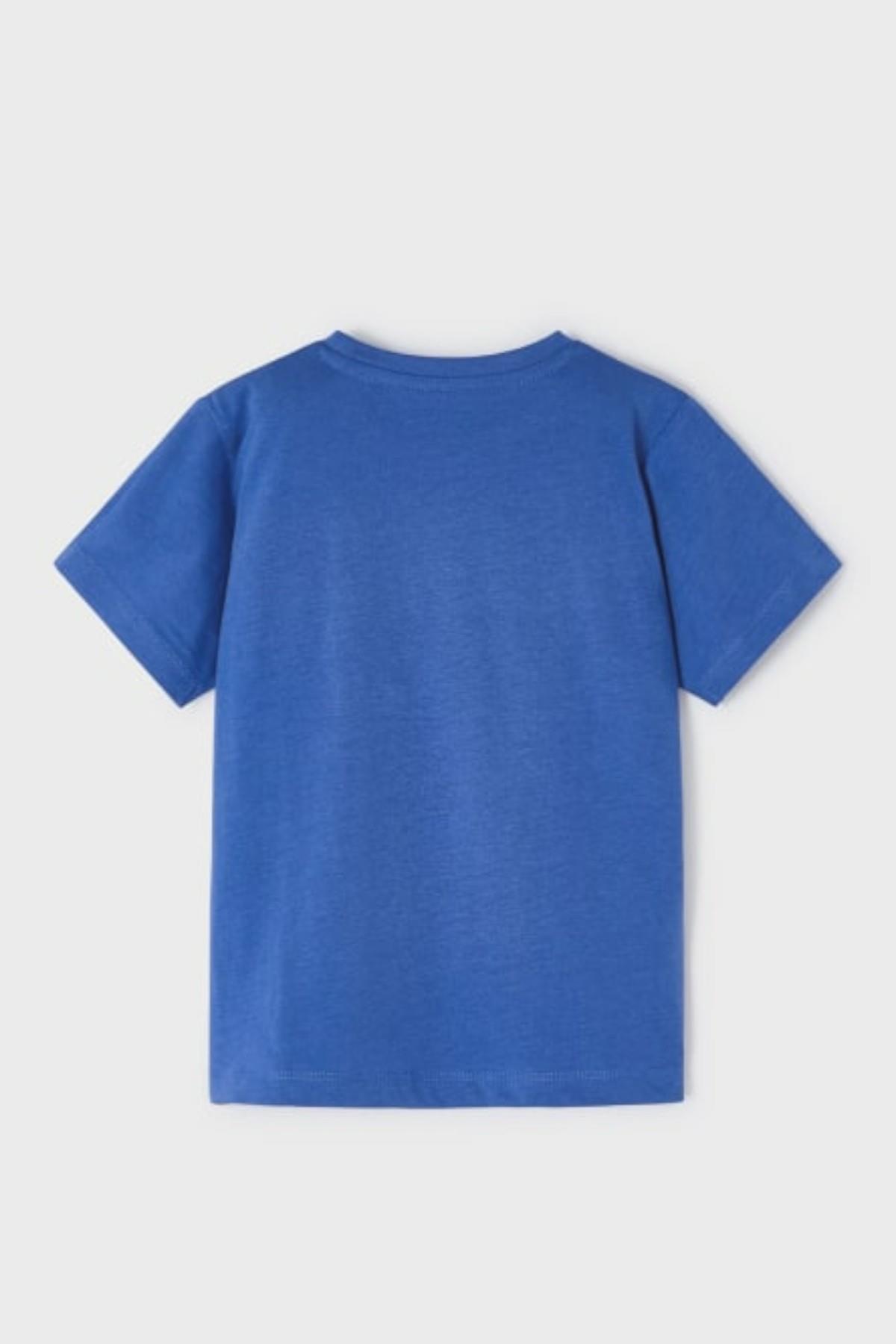 Mayoral Erkek Çocuk 3-9 Yaş Kısa Kol İkili T-shirt Set 3005 Mavi